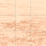 Sepia sketch with grid