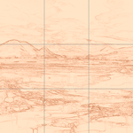 Sepia sketch with grid