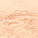 Sepia sketch