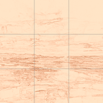 Sepia sketch with grid