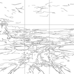 Line drawing with grid