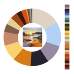 Colour wheel / palette