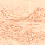 Sepia sketch with grid