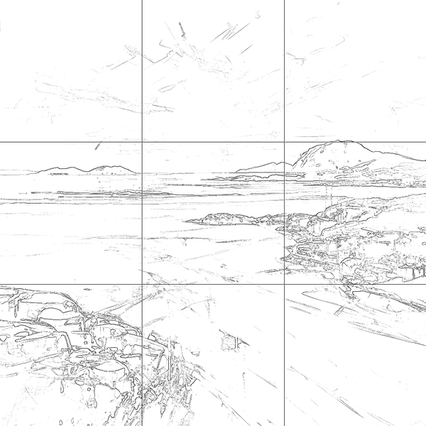 Sketch with grid