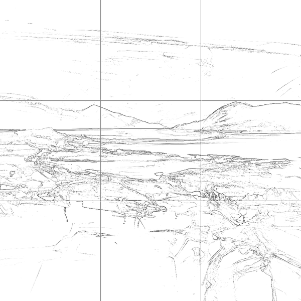 Sketch with grid