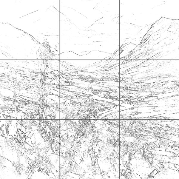 Sketch with grid