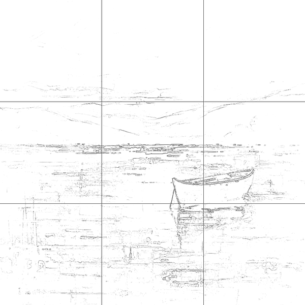 Sketch with grid