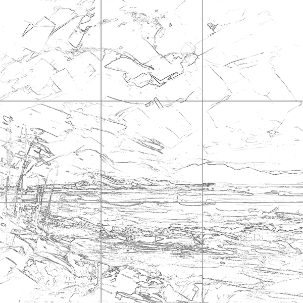 Sketch with grid