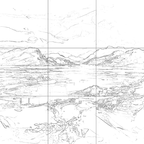 Sketch with grid