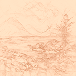 Sepia sketch