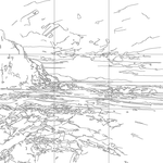 Line drawing with grid