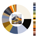 Colour wheel / palette