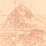 Sepia sketch with grid