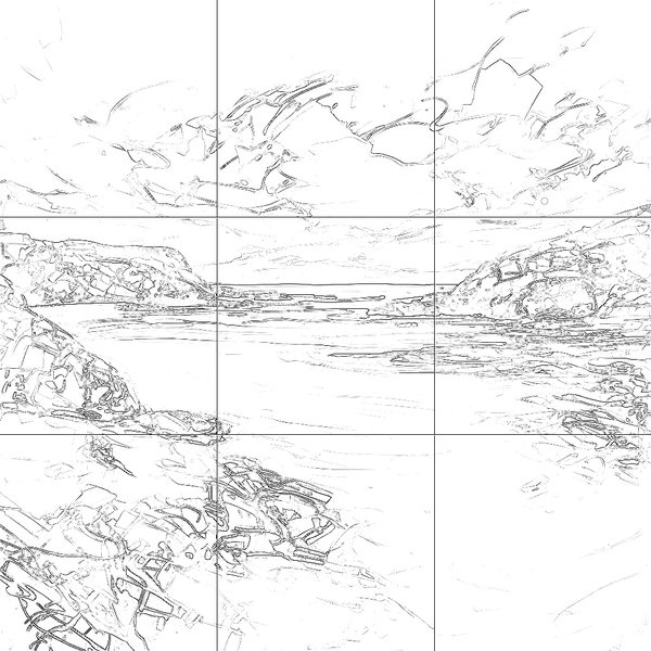 Sketch with grid