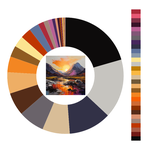 Colour wheel / palette