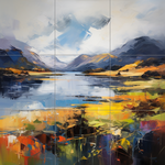 Painting with grid