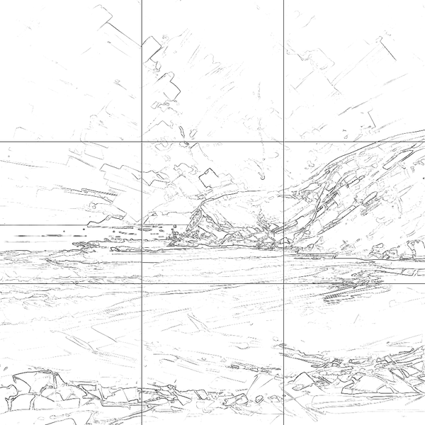 Sketch with grid