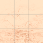Sepia sketch with grid