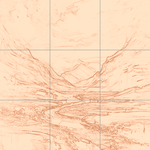 Sepia sketch with grid