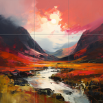 Painting with grid