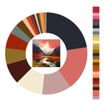 Colour wheel / palette