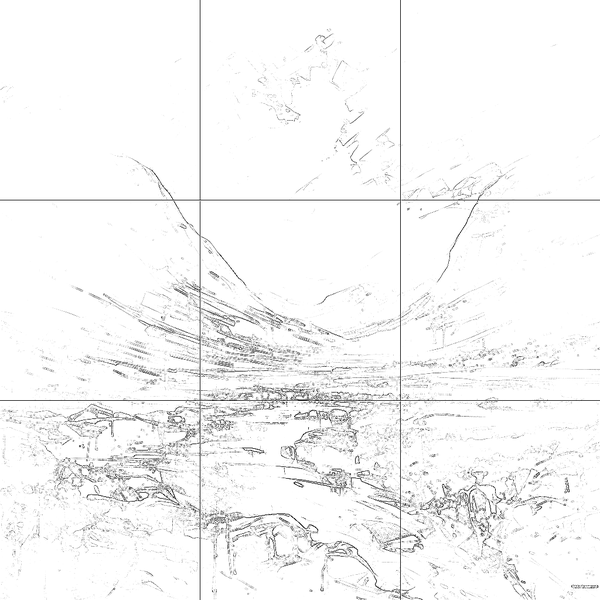 Sketch with grid