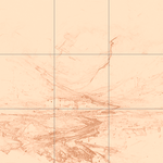 Sepia sketch with grid