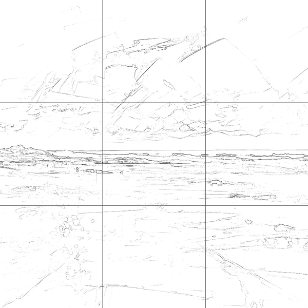 Sketch with grid