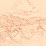 Sepia sketch