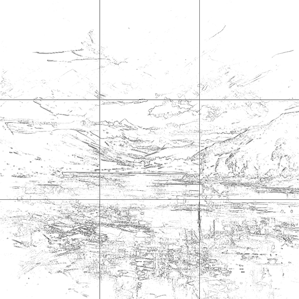 Sketch with grid