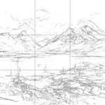 Sketch with grid