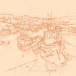 Sepia sketch