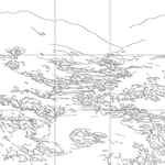 Line drawing with grid