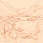 Sepia sketch