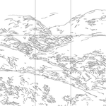 Line drawing with grid