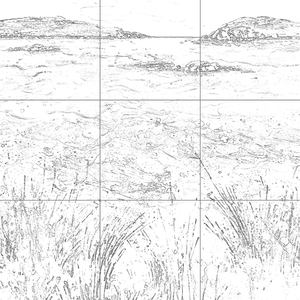 Sketch with grid