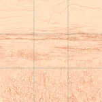 Sepia sketch with grid