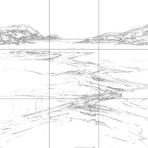 Sketch with grid