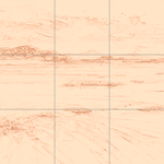 Sepia sketch with grid