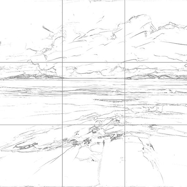 Sketch with grid