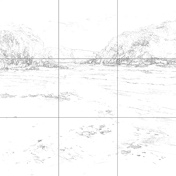 Sketch with grid