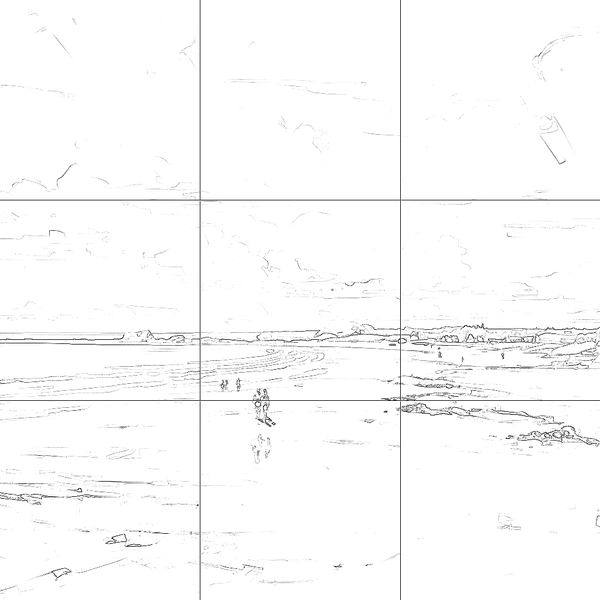 Sketch with grid