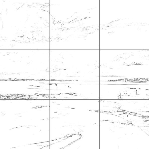 Sketch with grid