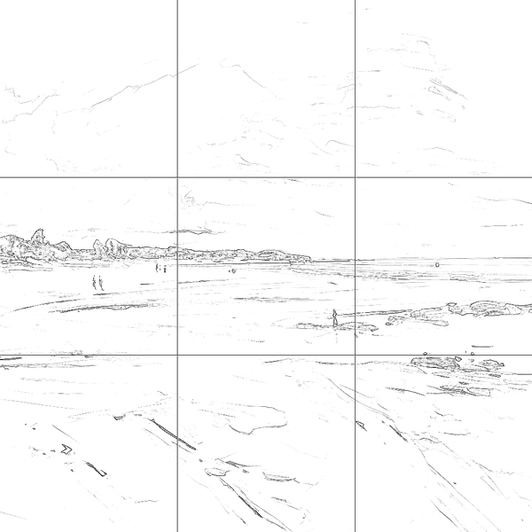 Sketch with grid