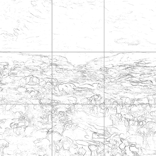 Sketch with grid