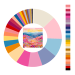 Colour wheel / palette