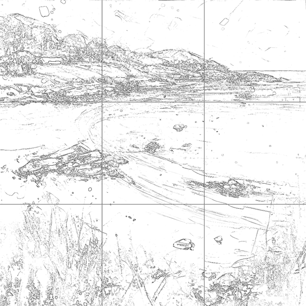 Sketch with grid