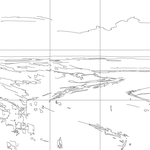 Line drawing with grid