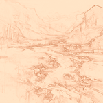 Sepia sketch