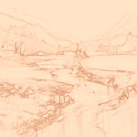 Sepia sketch